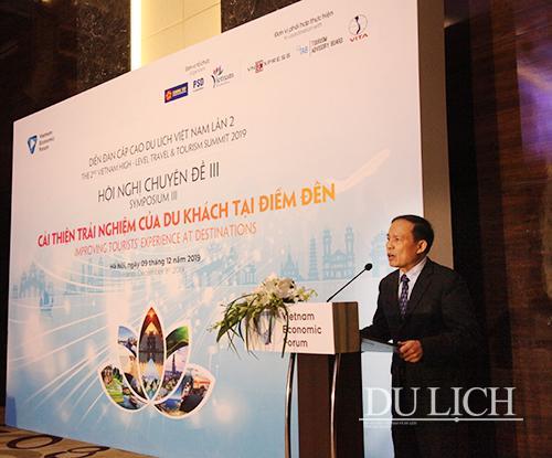 Phó Tổng cục trưởng Tổng cục Du lịch Ngô Hoài Chung phát biểu tại hội nghị